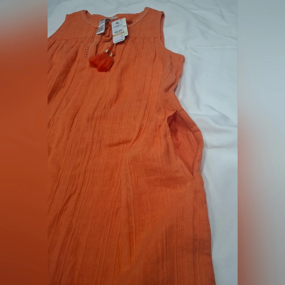 Tommy Bahama Coral Textured Dress - Picture 6 of 7